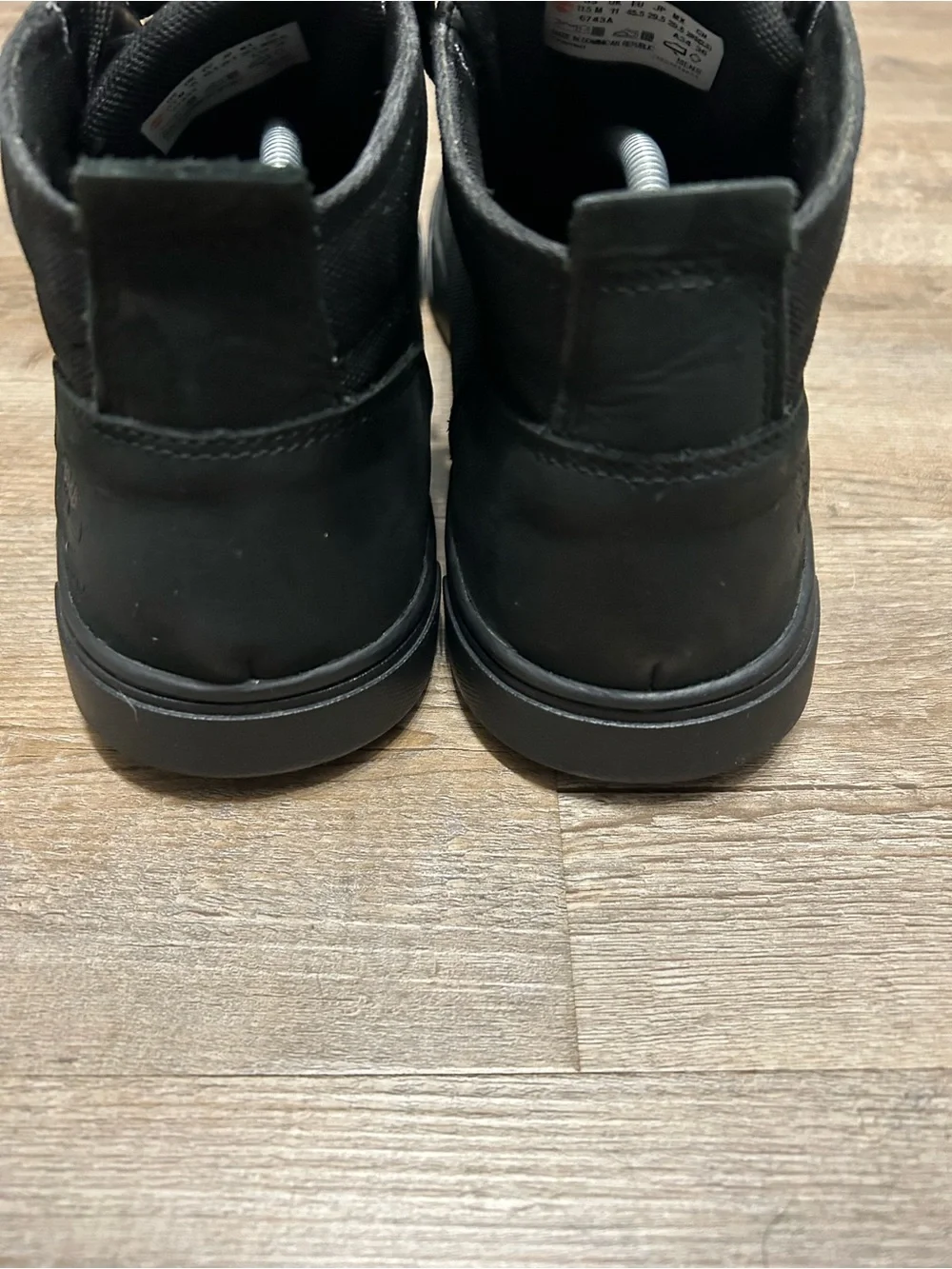 Timberland Groveton Men's Size 11.5 Black Casual Lace-Up Chukka Sneakers Boots